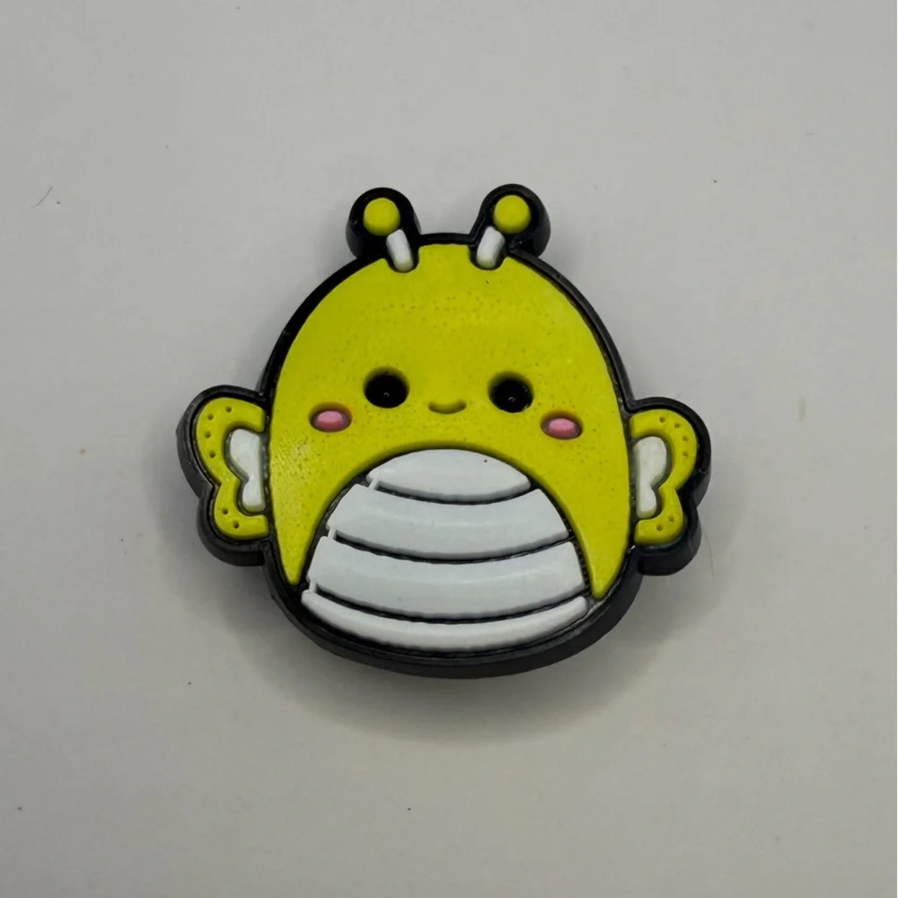 Nixie The Butterfly Yellow Squishmallow Croc Shoe Charm - Picture 1 of 4